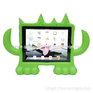 Silicone Cover Case for iPad 2/3/4, Easy to Remove or Install, Made of EVA Material